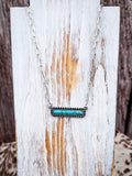 Foxglove Stone Bar Necklace