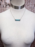 Foxglove Stone Bar Necklace