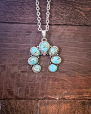 Rider Squash Blossom Chain Fashion Necklace