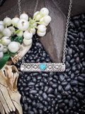 Taylor - Bar Necklace - Western Jewelry -  Bronco Western Supply Co.