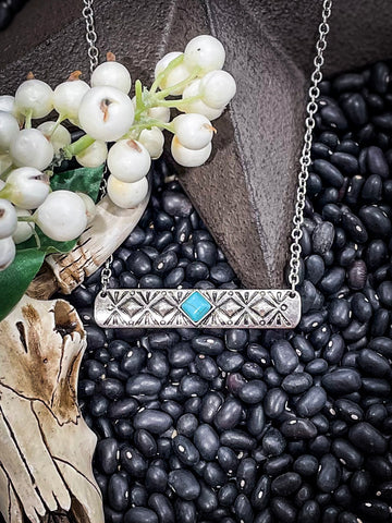 Taylor - Bar Necklace - Western Jewelry -  Bronco Western Supply Co.