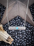Taylor - Bar Necklace - Western Jewelry -  Bronco Western Supply Co.