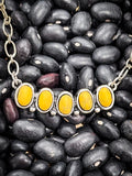 Wren Stone Choker - Yellow