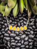 Wren Stone Choker - Yellow