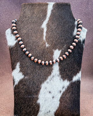 High Country 10mm Copper Pearl Necklace