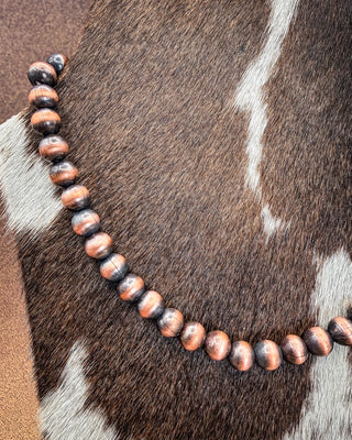 High Country 10mm Copper Pearl Necklace