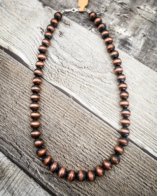 High Country 10mm Copper Pearl Necklace