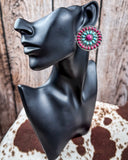 Painted Desert Fashion Stud Earrings