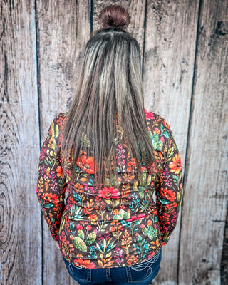 Rodeo Garden Fitted Pullover by Sterling Kreek