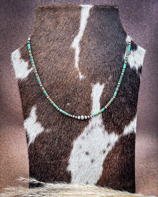 Sierra Verde Turquoise Heishi Necklace