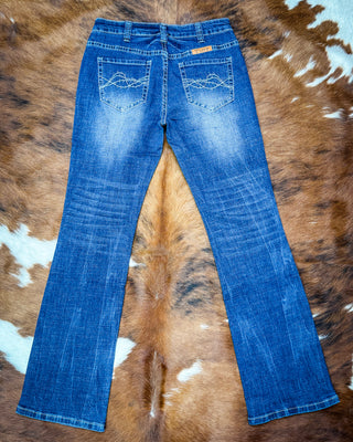 Premium II Bootcut Jeans in Medium Wash by Cowgirl Tuff