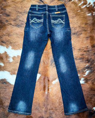 DFMI Sport II Bootcut Jeans in Dark Wash by Cowgirl Tuff