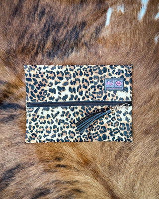 Lady Leopard Makeup Bag by Makeup Junkie Bags