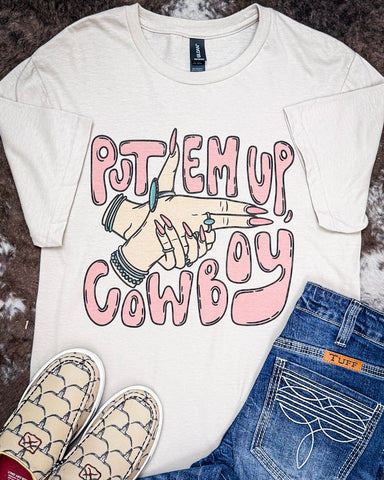 Put 'Em Up Graphic Tee - Cream
