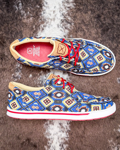The Remmy Twisted X Kicks Sneaker displayed on cowhide.