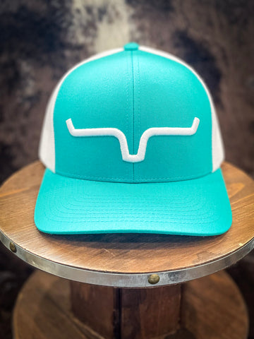 Weekly Trucker Cap Teal/White