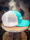 Weekly Trucker Cap Teal/White