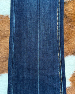 Saddle Stitch Bootcut Jeans by Grace in LA