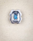 The back of the Asia Genuine Turquoise Earrings showing the numbers "925 SJ"