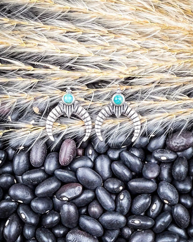 Naja Genuine Turquoise Earrings
