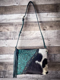 Bangtail Bag - Gretchen Crossbody Purse in Turquoise