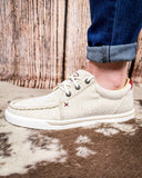 Fable Twisted X Kicks - Sand & White
