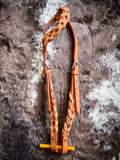 Royal King Braided Leather One Ear Headstall