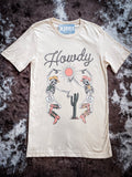 Howdy Skeleton Graphic Tee - Cream