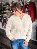 Journee Cable Knit Sweater