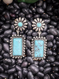 Lacey Earrings - Turquoise
