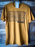 Branded Farm & Ranch Tee - Antique Gold
