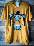 Aztec Thunderbird Tee - Antique Gold