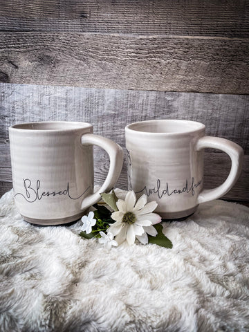 Ceramic Horse Mug 2 Piece Set