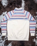 Prime Hooey 1/4 Zip Pullover displayed on cowhide background.