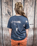 Desert Child Graphic Tee - Distressed Charcoal