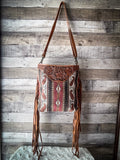 Myra Bag - Mojave Paisley Fringed Hand Tooled Bag