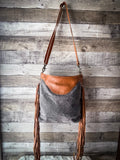 Myra Bag - Mojave Paisley Fringed Hand Tooled Bag