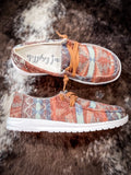 Aaliyah Slip-On Shoe in Rust by Gypsy Jazz