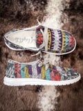 Aaliyah Slip-On Shoe in Grey Multi by Gypsy Jazz