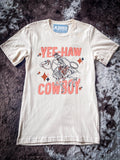 Yee-Haw Skeleton Graphic Tee - Cream