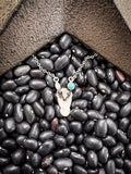 Petunia Horse Head Pendant Necklace