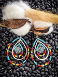Addie Dangle Earrings - Turquoise