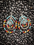 Addie Dangle Earrings - Turquoise