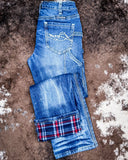 Flannel Cowgirl Carpenter Bootcut Jeans