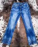 Flannel Cowgirl Carpenter Bootcut Jeans