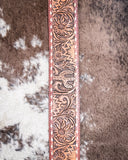 Amigo Wide Tooled Leather Purse Strap