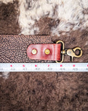 Amigo Wide Tooled Leather Purse Strap