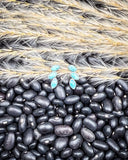 Lyra Genuine Turquoise Earrings