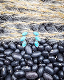 Lyra Genuine Turquoise Earrings