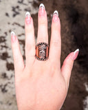 Wild West Fashion Cuff Ring - Copper